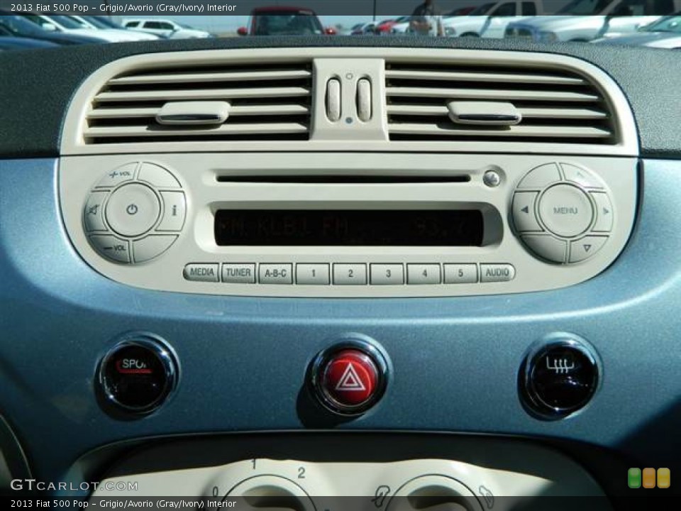 Grigio/Avorio (Gray/Ivory) Interior Audio System for the 2013 Fiat 500 Pop #73012671