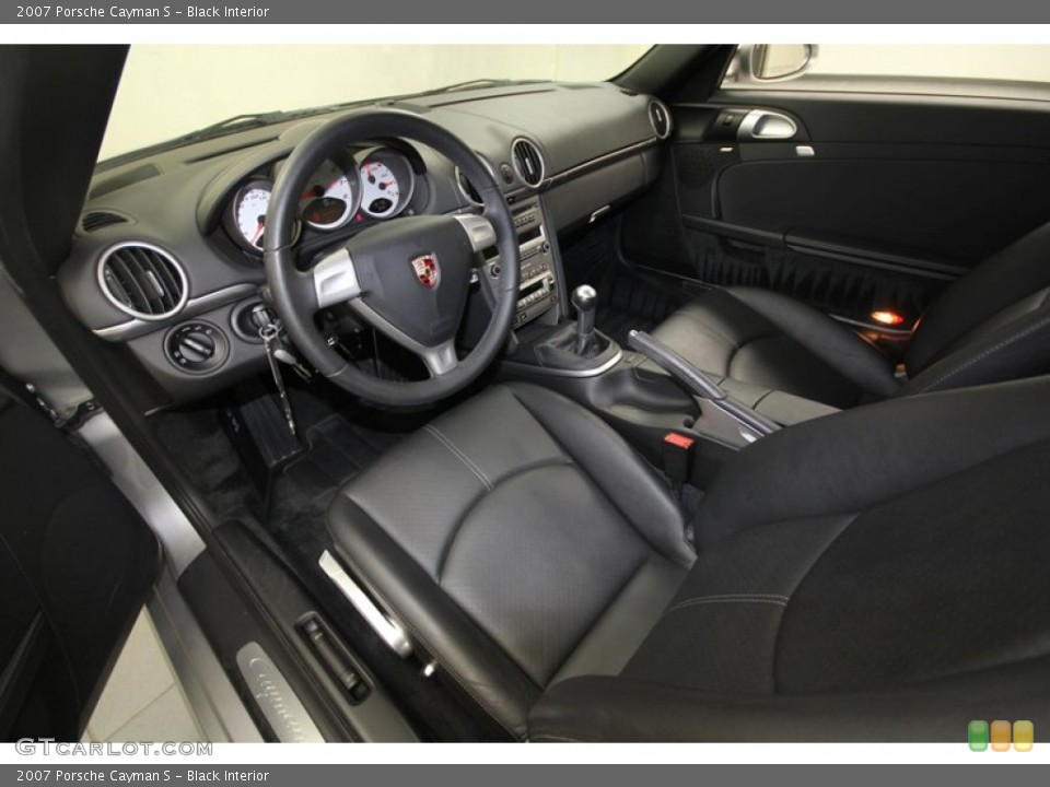 Black Interior Prime Interior for the 2007 Porsche Cayman S #73013304