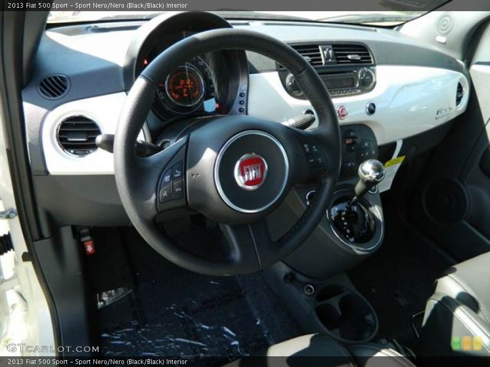 Sport Nero/Nero (Black/Black) Interior Dashboard for the 2013 Fiat 500 Sport #73013905