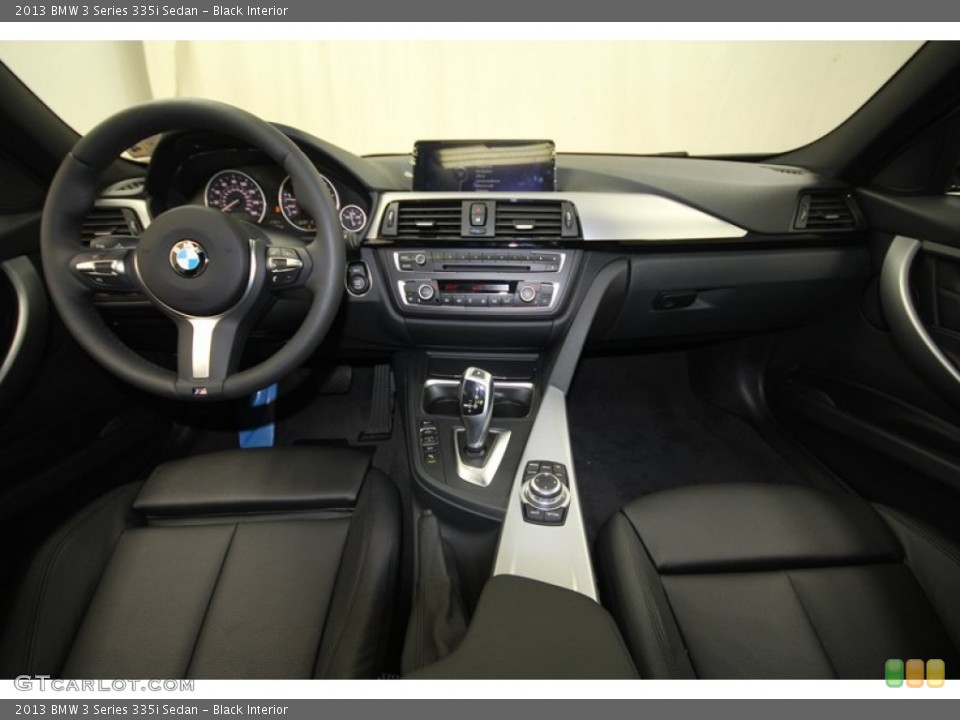 Black Interior Dashboard for the 2013 BMW 3 Series 335i Sedan #73014513