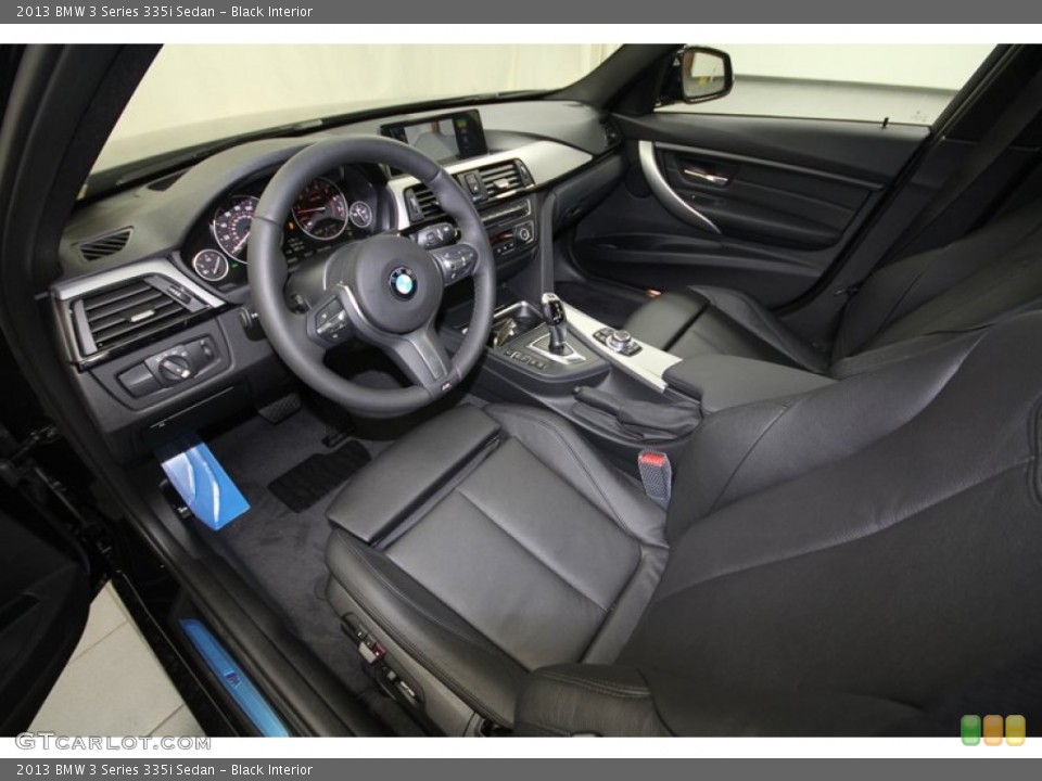 Black Interior Prime Interior for the 2013 BMW 3 Series 335i Sedan #73014643
