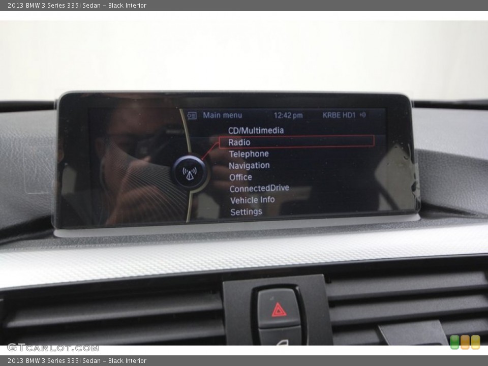 Black Interior Controls for the 2013 BMW 3 Series 335i Sedan #73014770
