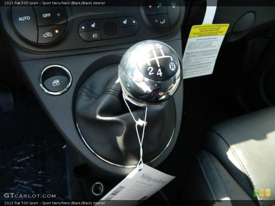 Sport Nero/Nero (Black/Black) Interior Transmission for the 2013 Fiat 500 Sport #73014901