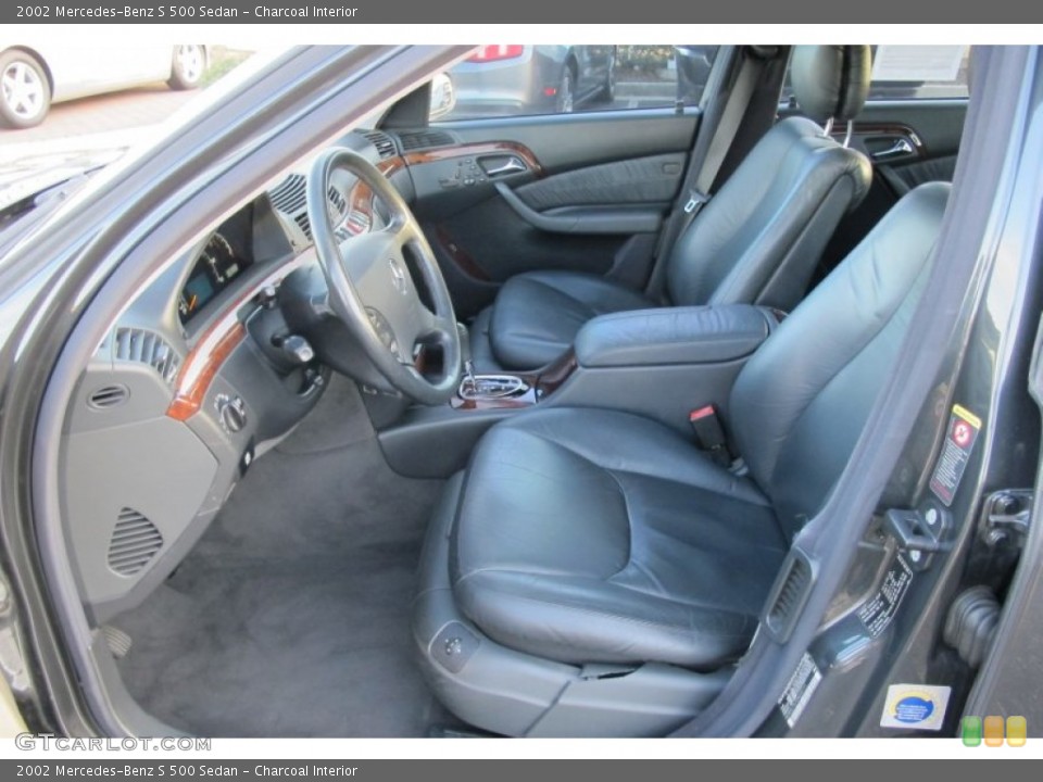 Charcoal Interior Photo for the 2002 Mercedes-Benz S 500 Sedan #73015141