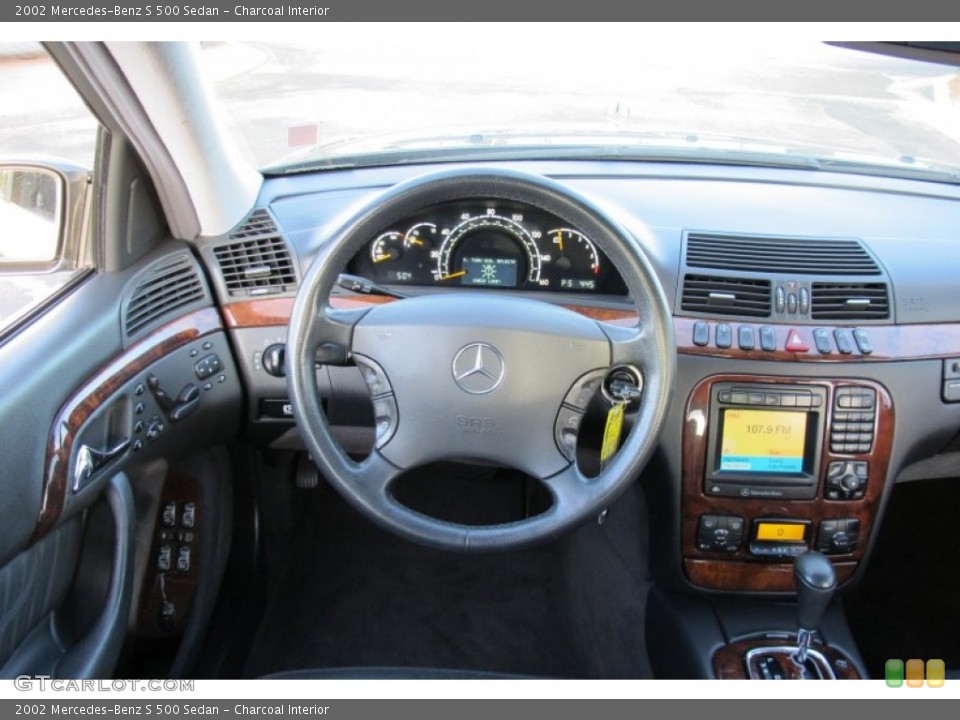 Charcoal Interior Dashboard for the 2002 Mercedes-Benz S 500 Sedan #73015330