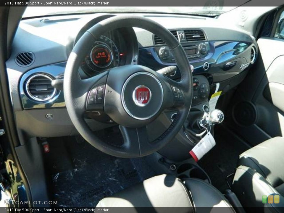 Sport Nero/Nero (Black/Black) Interior Dashboard for the 2013 Fiat 500 Sport #73015567