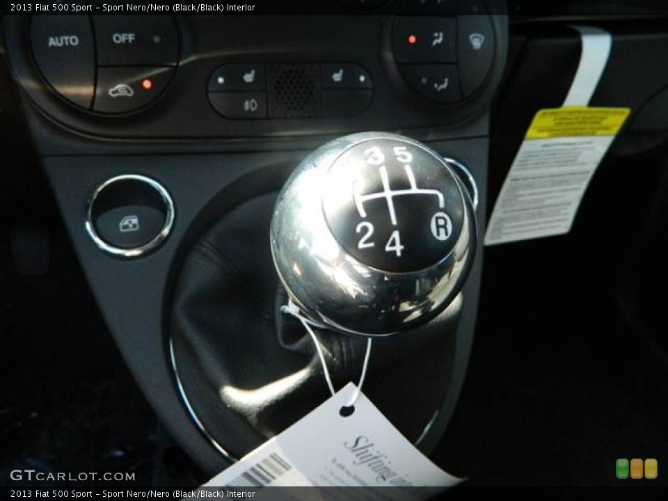 Sport Nero/Nero (Black/Black) Interior Transmission for the 2013 Fiat 500 Sport #73015589