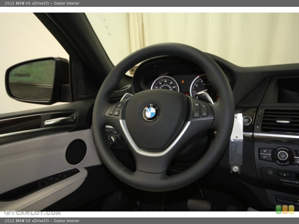 Oyster Interior Steering Wheel for the 2013 BMW X6 xDrive35i #73016221