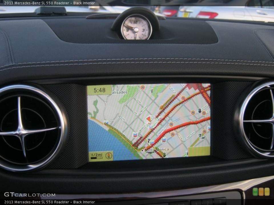 Black Interior Navigation for the 2013 Mercedes-Benz SL 550 Roadster #73016335