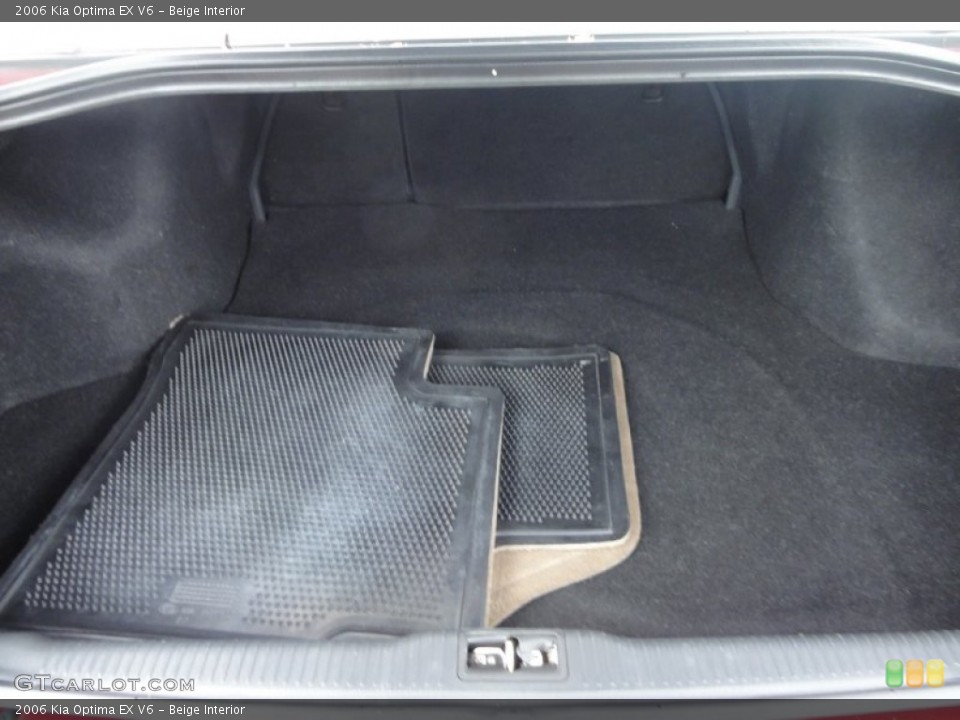Beige Interior Trunk for the 2006 Kia Optima EX V6 #73016947