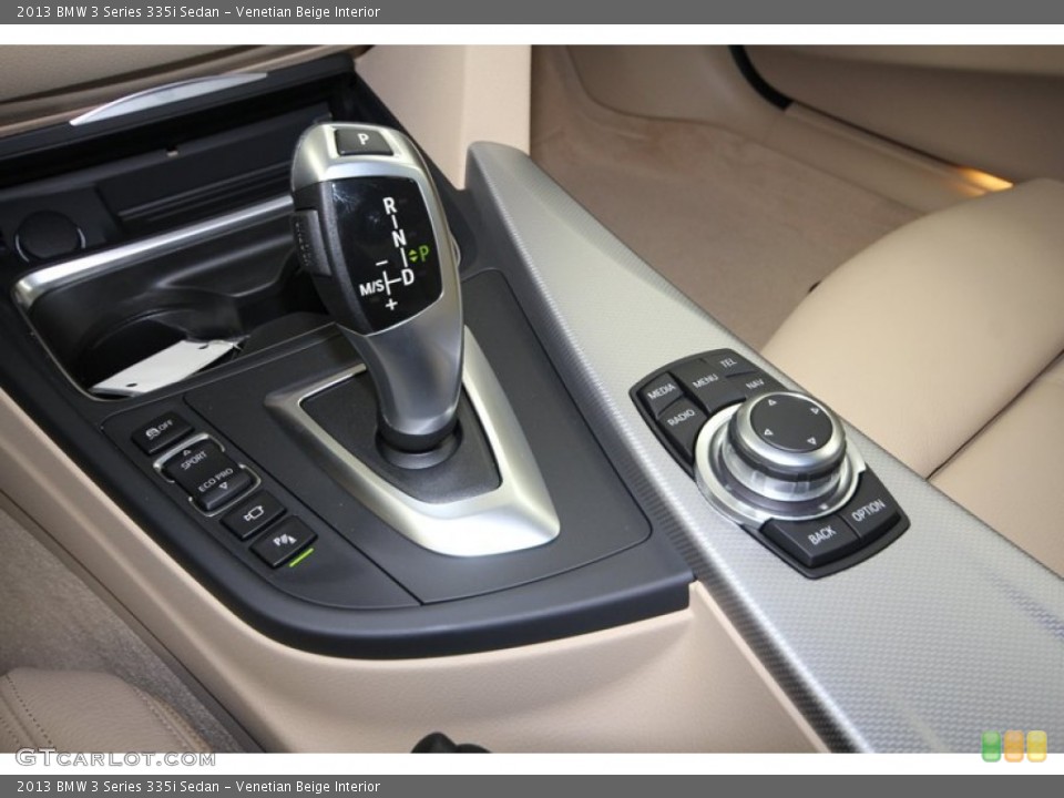 Venetian Beige Interior Transmission for the 2013 BMW 3 Series 335i Sedan #73017294