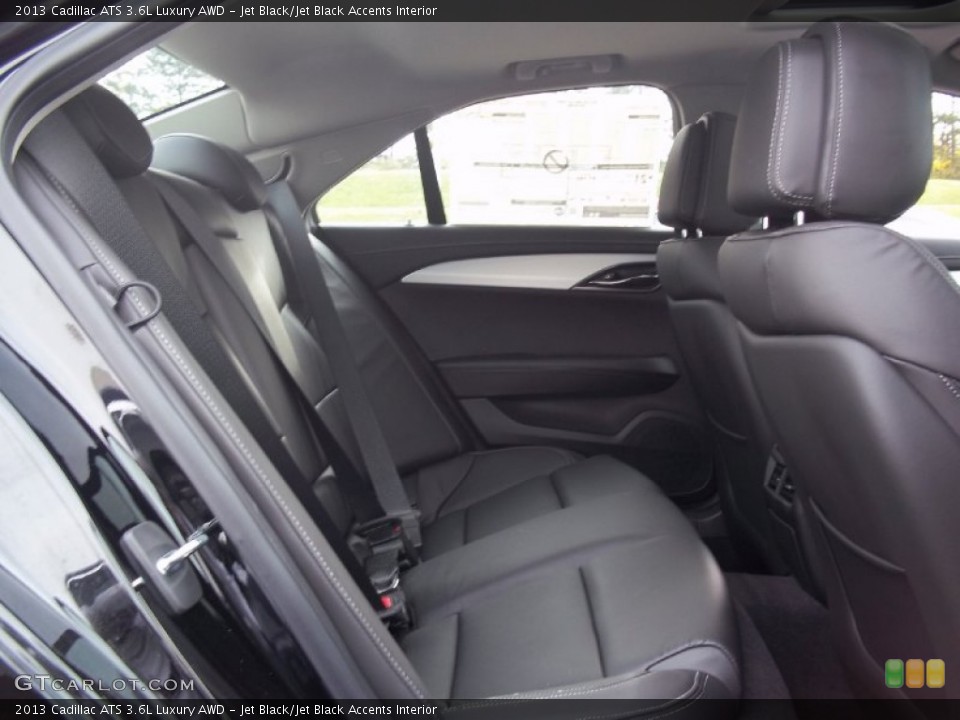 Jet Black/Jet Black Accents Interior Rear Seat for the 2013 Cadillac ATS 3.6L Luxury AWD #73017985