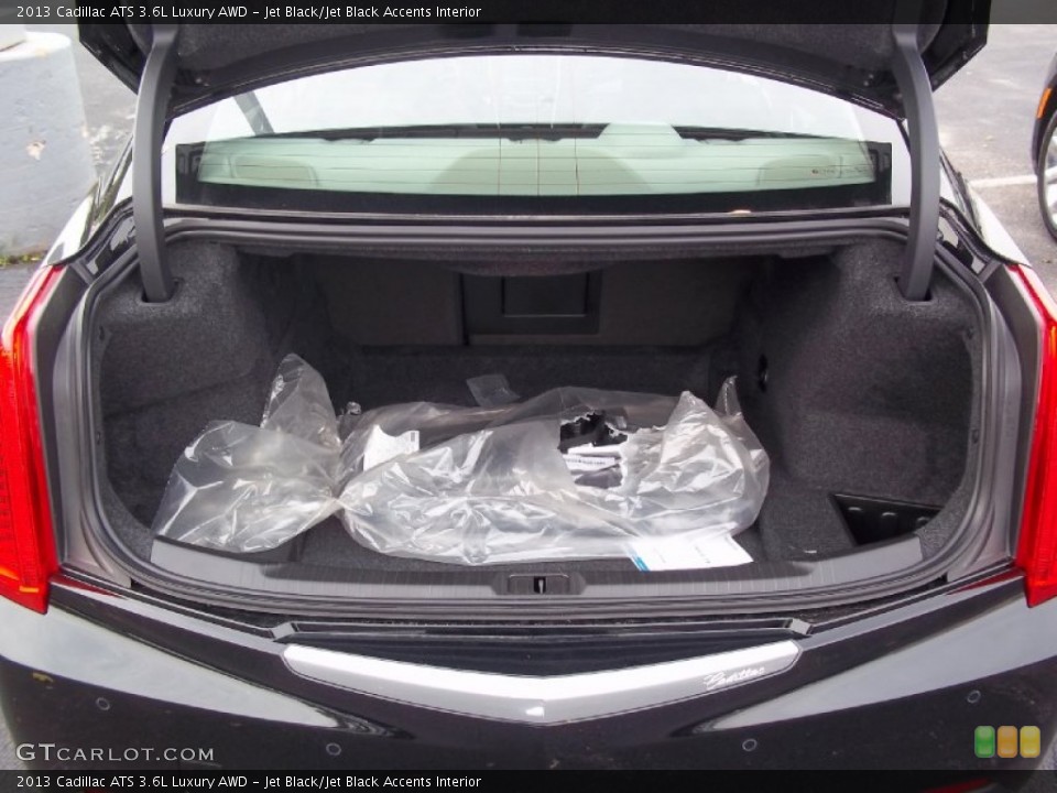 Jet Black/Jet Black Accents Interior Trunk for the 2013 Cadillac ATS 3.6L Luxury AWD #73018012