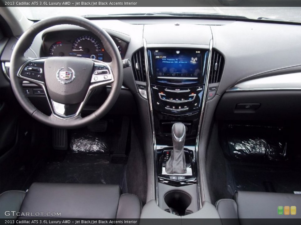 Jet Black/Jet Black Accents Interior Dashboard for the 2013 Cadillac ATS 3.6L Luxury AWD #73018033