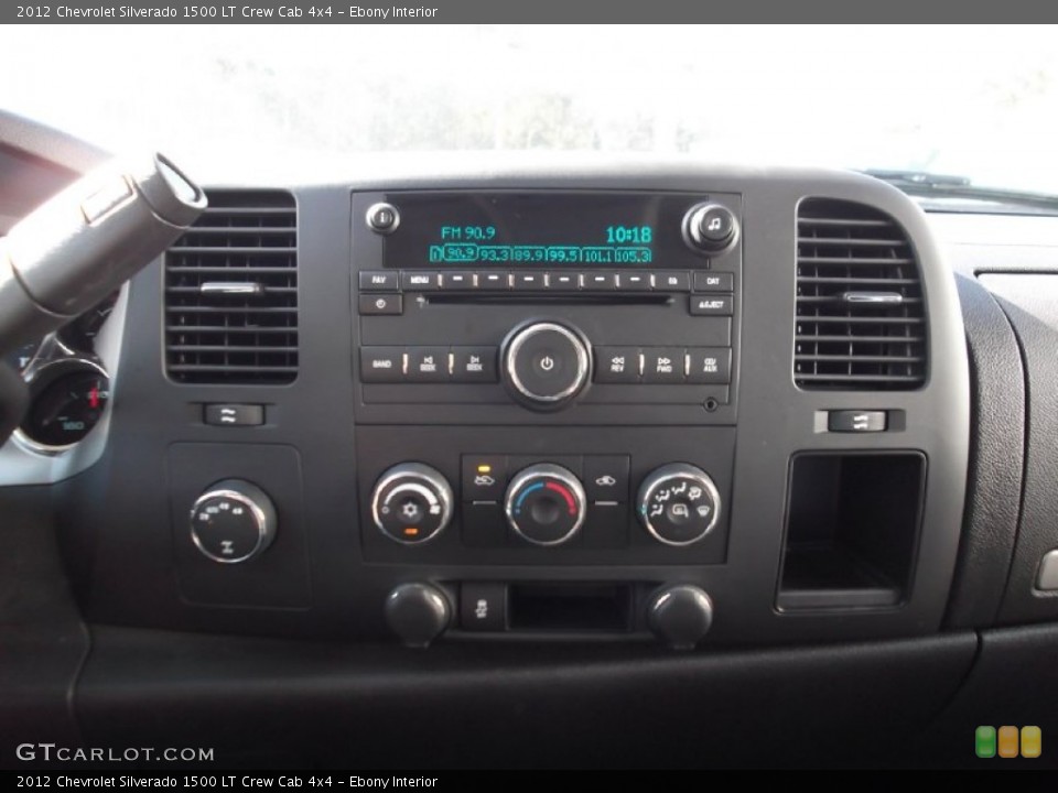 Ebony Interior Controls for the 2012 Chevrolet Silverado 1500 LT Crew Cab 4x4 #73018300