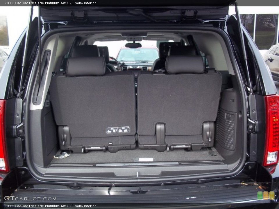 Ebony Interior Trunk for the 2013 Cadillac Escalade Platinum AWD #73018411