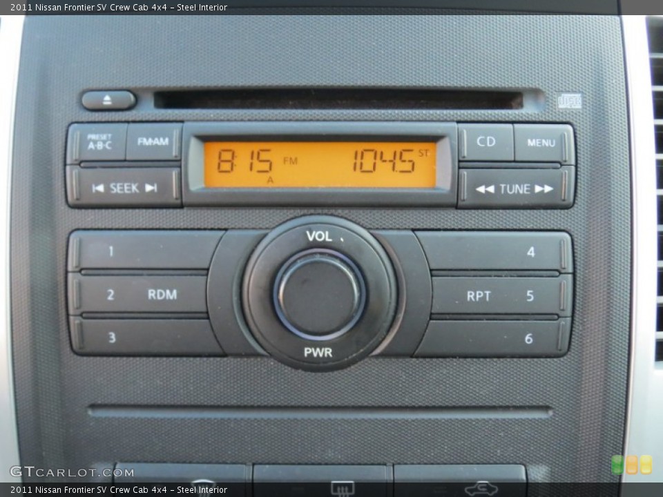 Steel Interior Audio System for the 2011 Nissan Frontier SV Crew Cab 4x4 #73018657