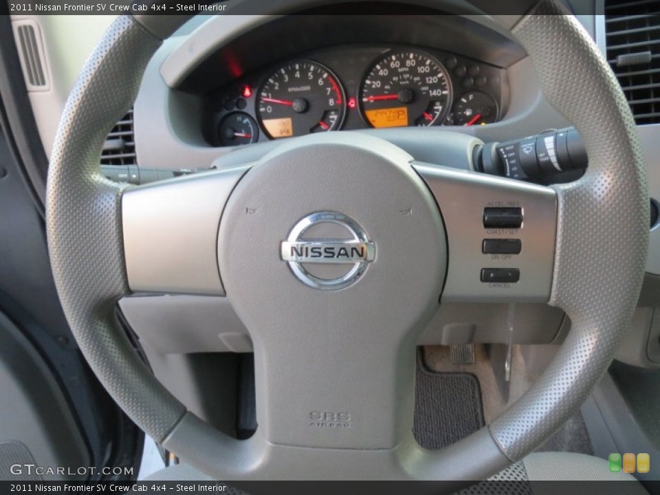 Steel Interior Steering Wheel for the 2011 Nissan Frontier SV Crew Cab 4x4 #73018753