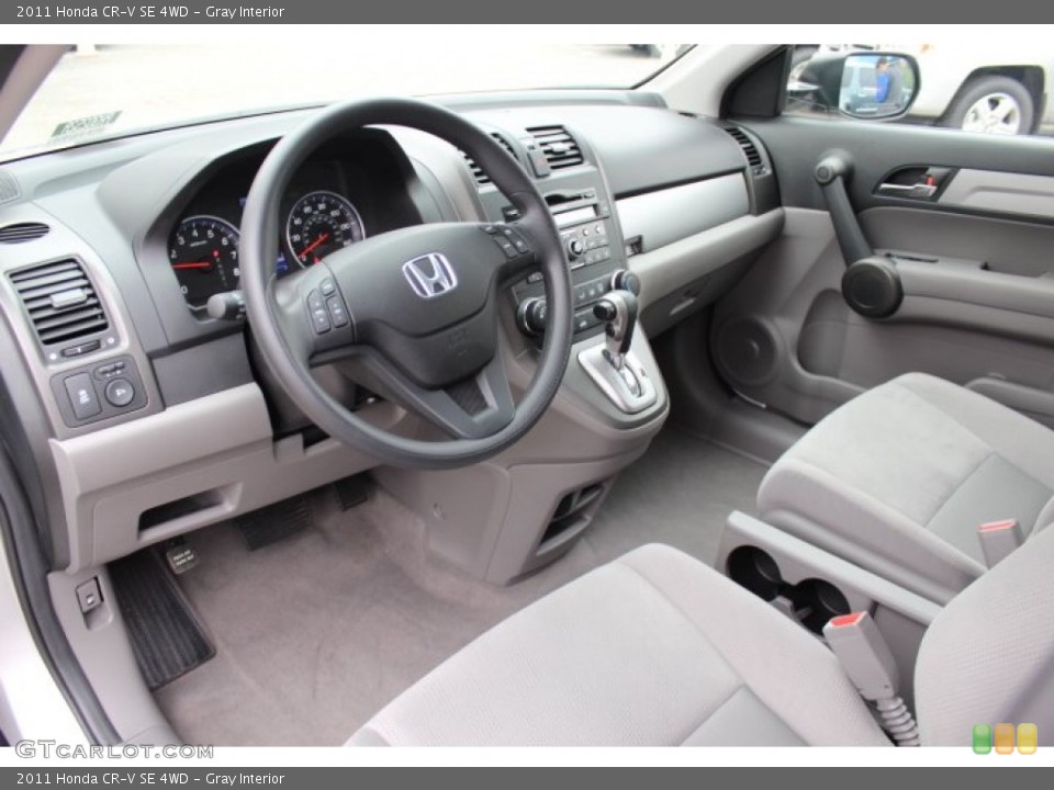 Gray Interior Prime Interior for the 2011 Honda CR-V SE 4WD #73019114