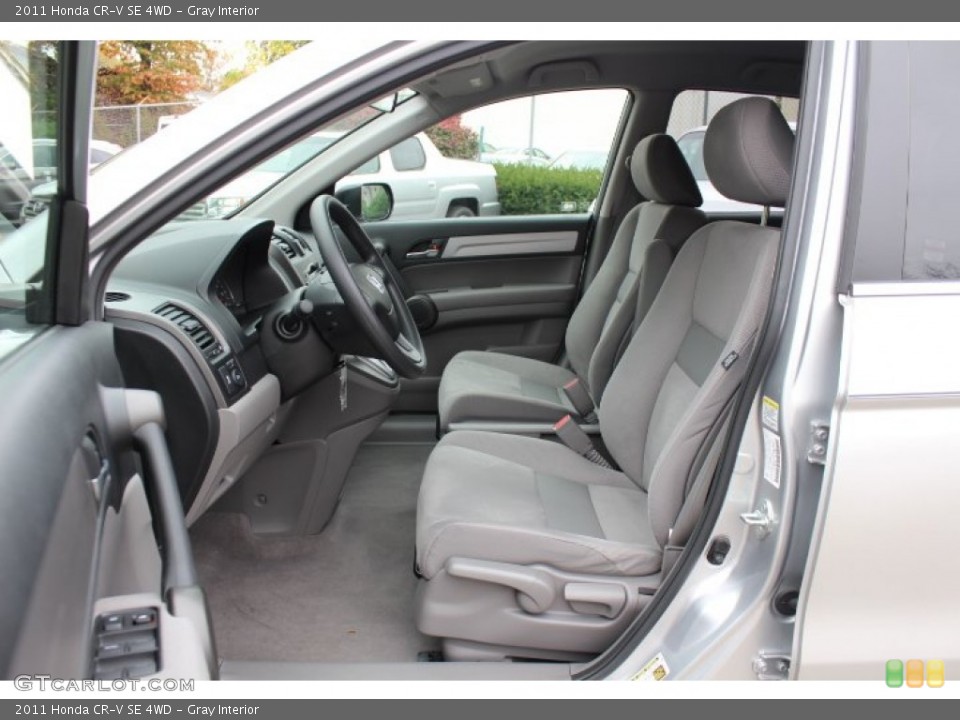 Gray Interior Photo for the 2011 Honda CR-V SE 4WD #73019146