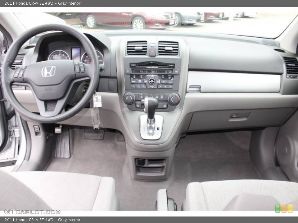 Gray Interior Dashboard for the 2011 Honda CR-V SE 4WD #73019170