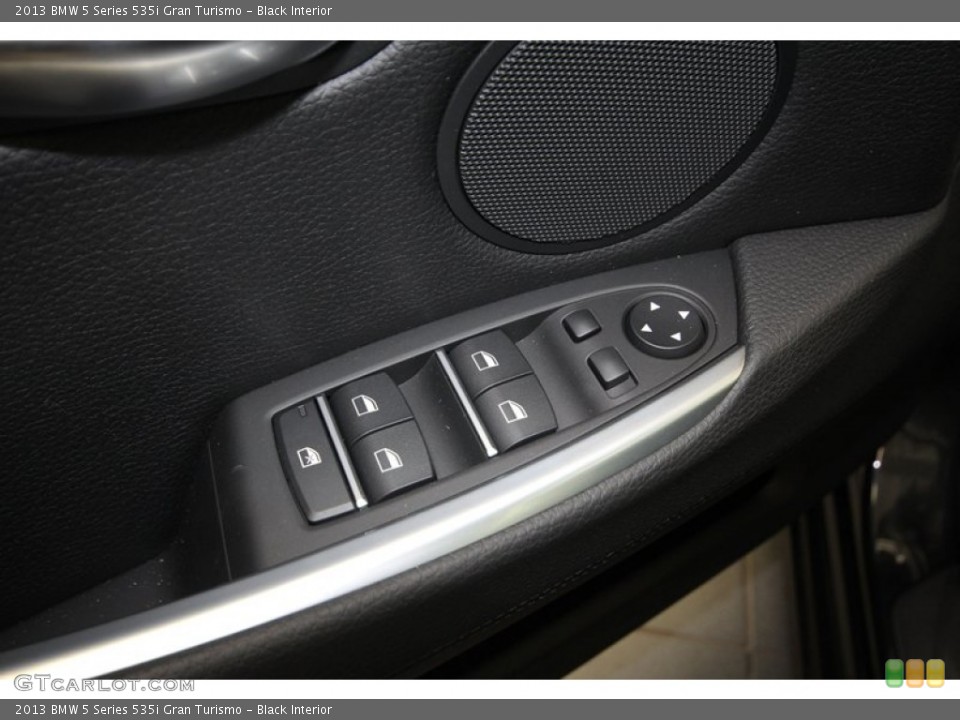 Black Interior Controls for the 2013 BMW 5 Series 535i Gran Turismo #73020526