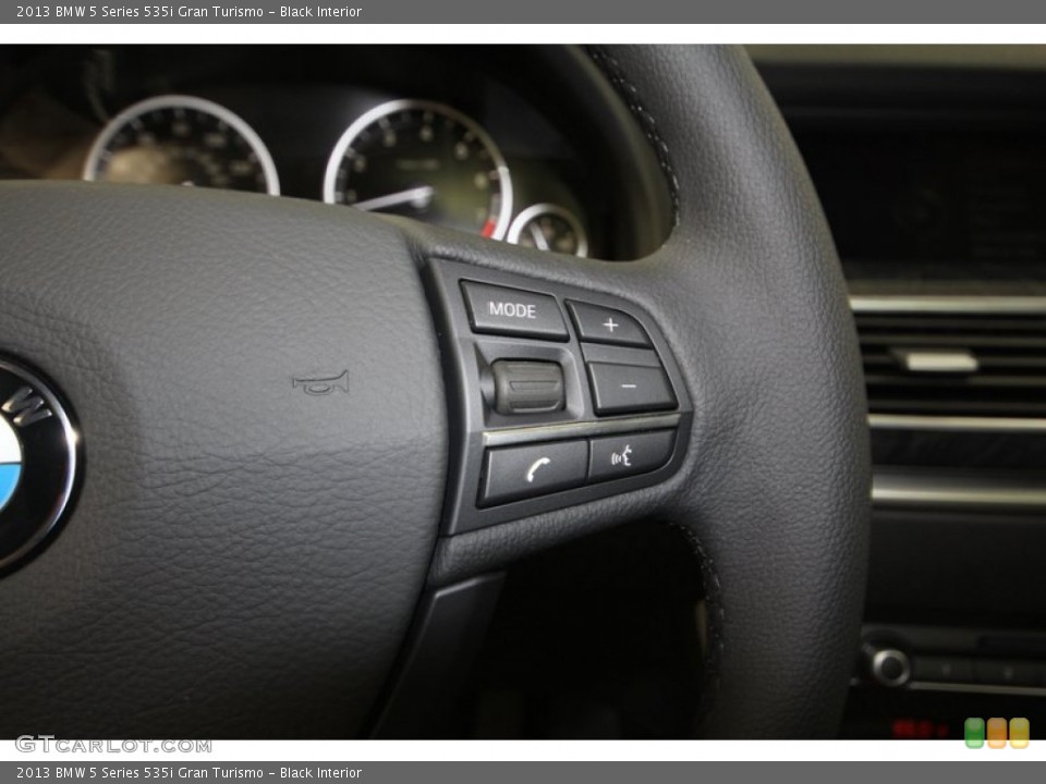 Black Interior Controls for the 2013 BMW 5 Series 535i Gran Turismo #73020716