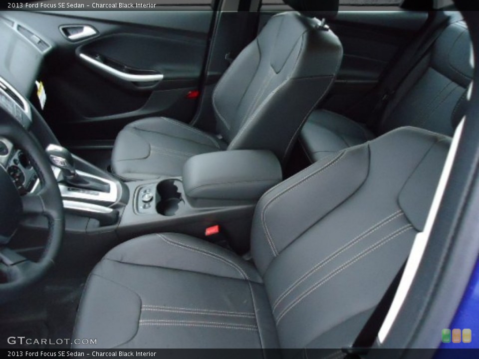 Charcoal Black Interior Front Seat for the 2013 Ford Focus SE Sedan #73022914