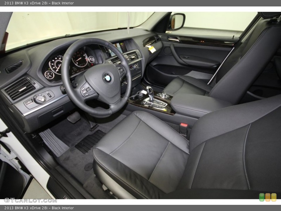 Black Interior Prime Interior for the 2013 BMW X3 xDrive 28i #73023038