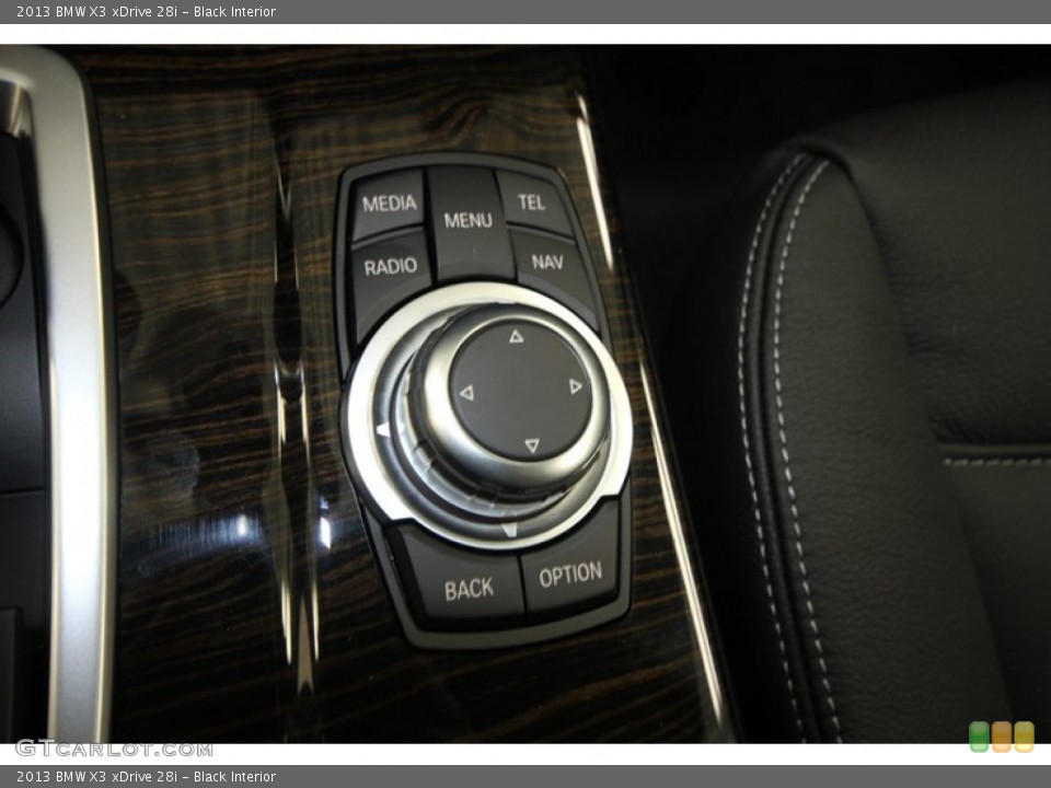 Black Interior Controls for the 2013 BMW X3 xDrive 28i #73023205