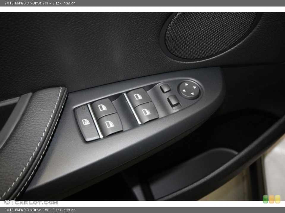 Black Interior Controls for the 2013 BMW X3 xDrive 28i #73023724