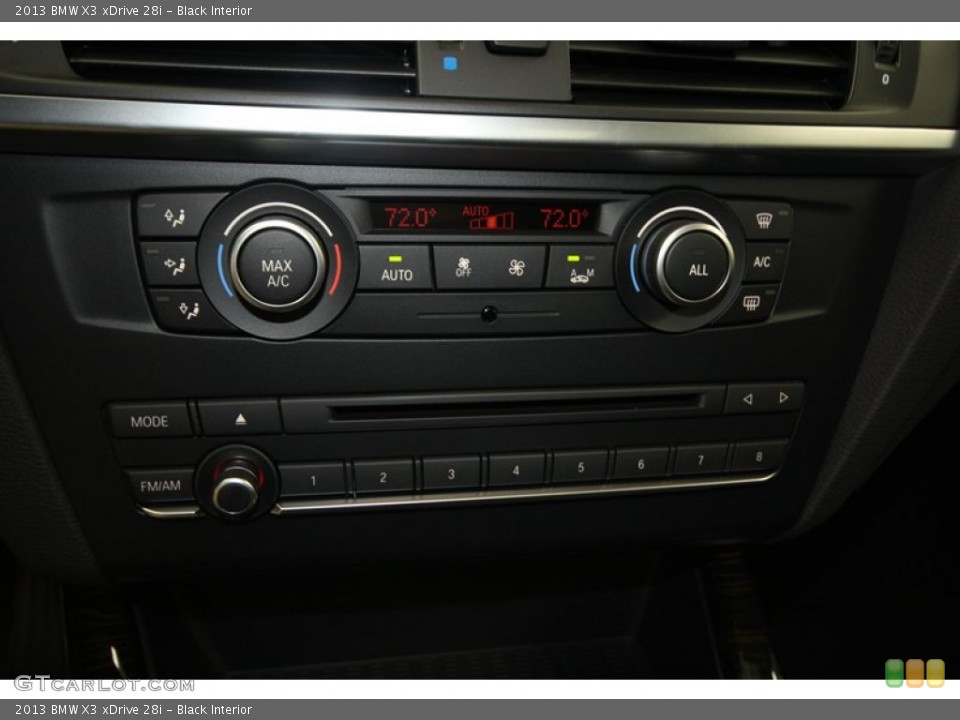 Black Interior Controls for the 2013 BMW X3 xDrive 28i #73023796