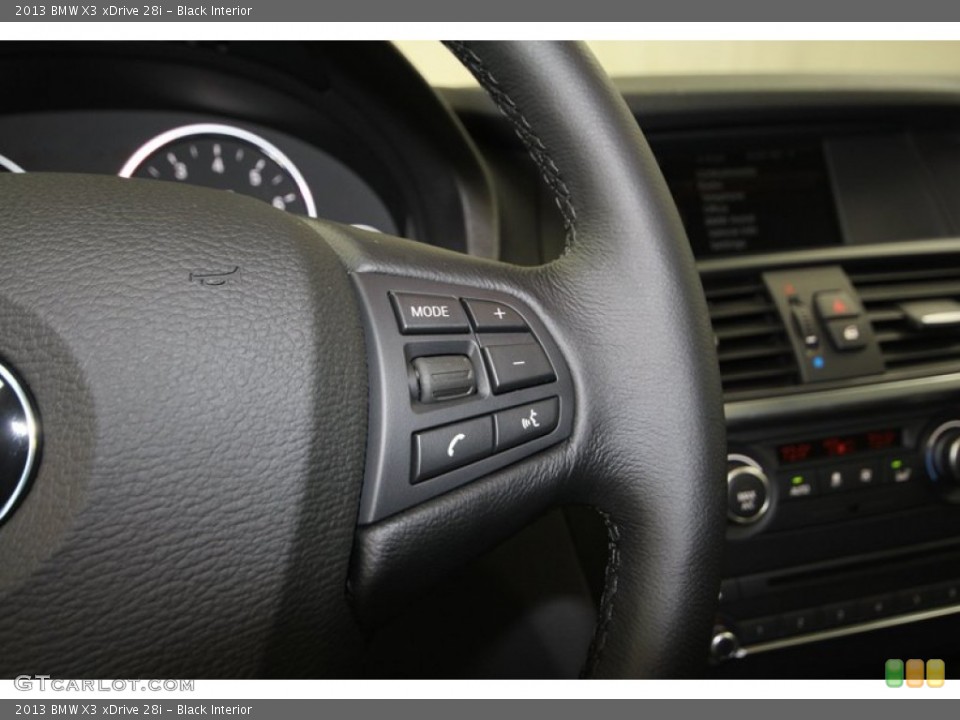 Black Interior Controls for the 2013 BMW X3 xDrive 28i #73023916