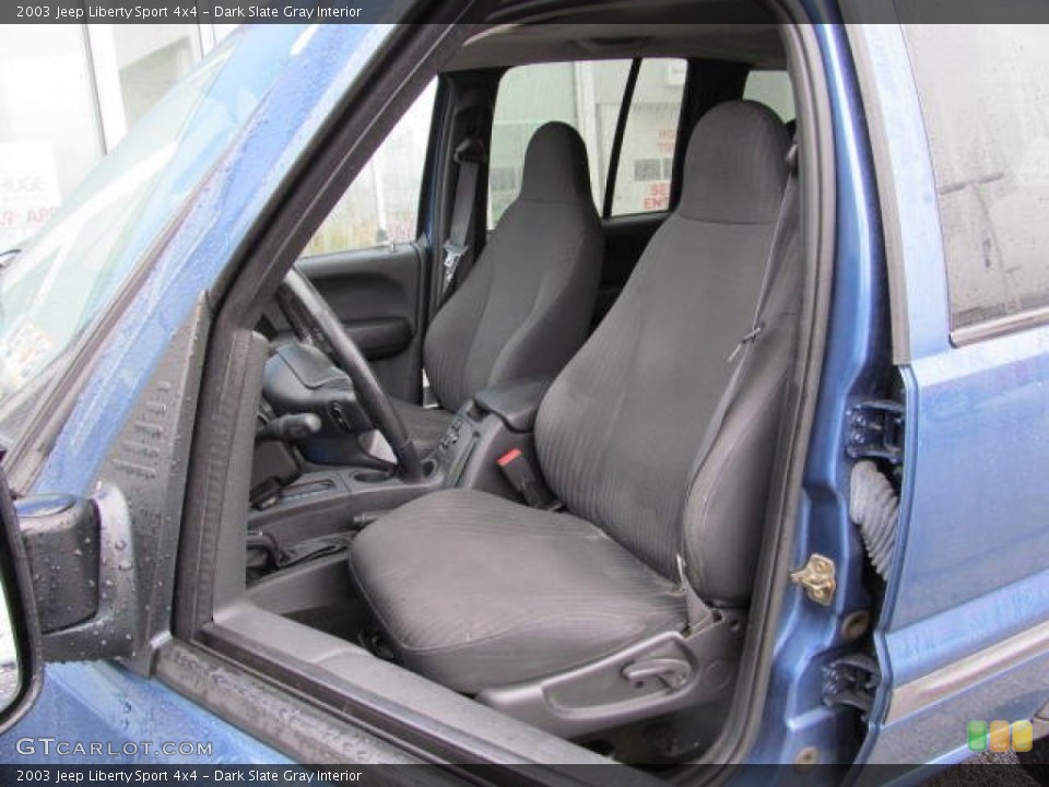Dark Slate Gray Interior Photo for the 2003 Jeep Liberty Sport 4x4 #73024624