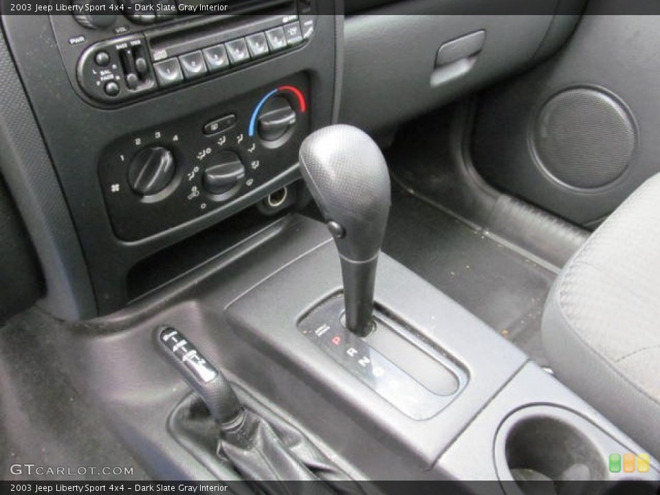 Dark Slate Gray Interior Transmission for the 2003 Jeep Liberty Sport 4x4 #73024686