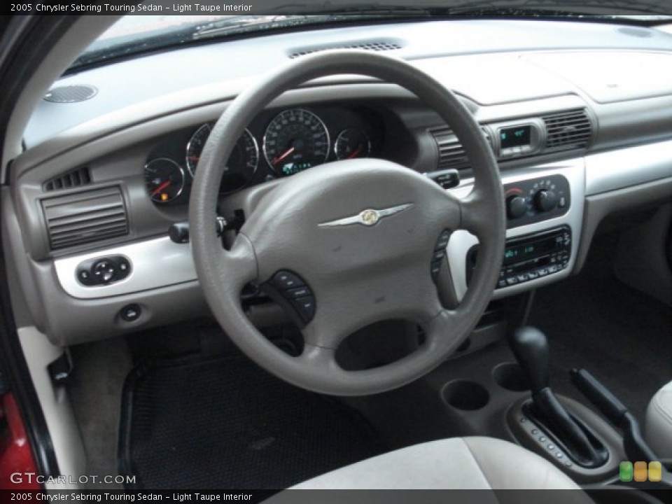 Light Taupe Interior Dashboard for the 2005 Chrysler Sebring Touring Sedan #73025957