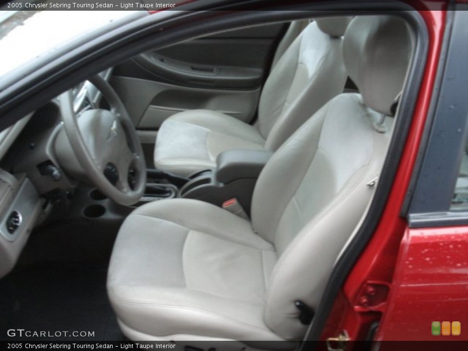 Light Taupe Interior Front Seat for the 2005 Chrysler Sebring Touring Sedan #73025977