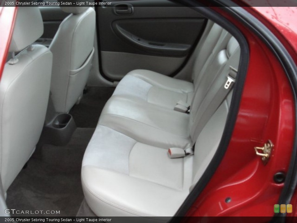 Light Taupe Interior Rear Seat for the 2005 Chrysler Sebring Touring Sedan #73026025