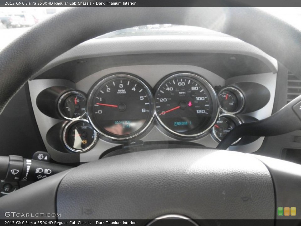 Dark Titanium Interior Gauges for the 2013 GMC Sierra 3500HD Regular Cab Chassis #73027219