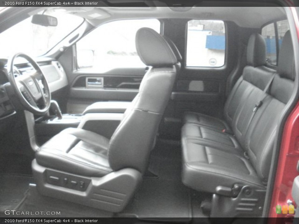 Black Interior Photo for the 2010 Ford F150 FX4 SuperCab 4x4 #73030057