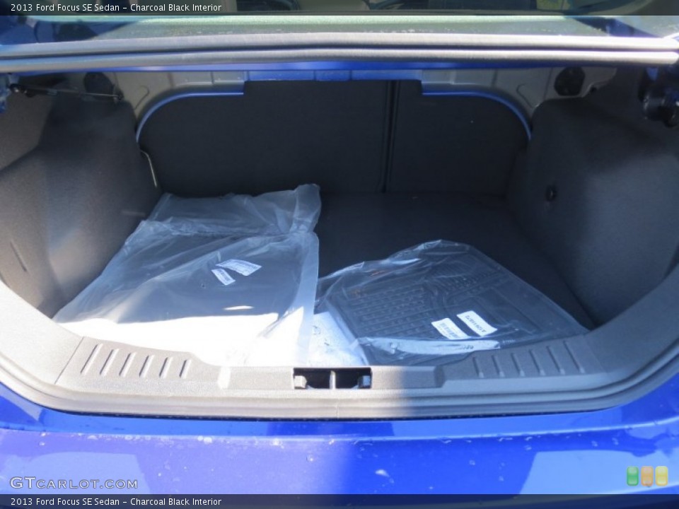 Charcoal Black Interior Trunk for the 2013 Ford Focus SE Sedan #73030516