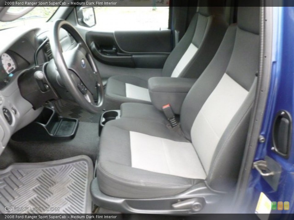 Medium Dark Flint Interior Front Seat for the 2008 Ford Ranger Sport SuperCab #73030711