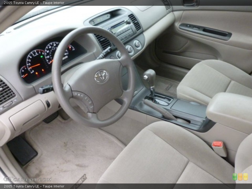 Taupe Interior Prime Interior for the 2005 Toyota Camry LE #73031056