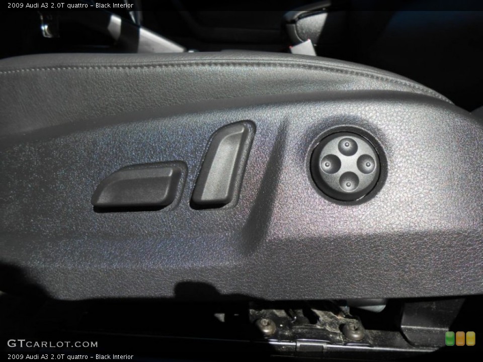 Black Interior Controls for the 2009 Audi A3 2.0T quattro #73031561