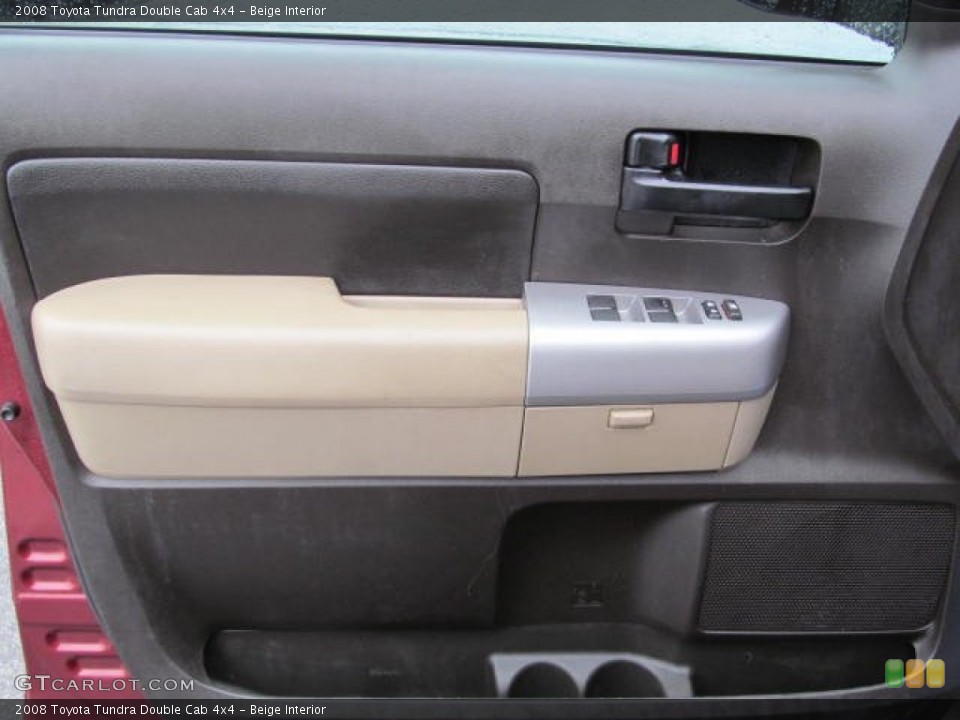 Beige Interior Door Panel for the 2008 Toyota Tundra Double Cab 4x4 #73031644