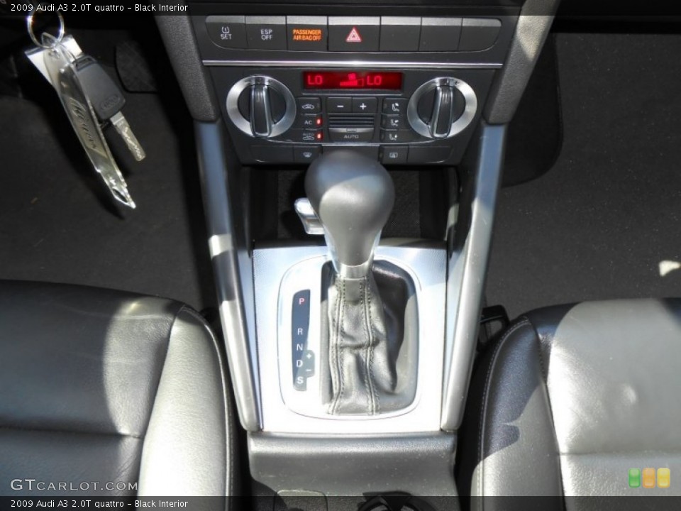 Black Interior Transmission for the 2009 Audi A3 2.0T quattro #73031779