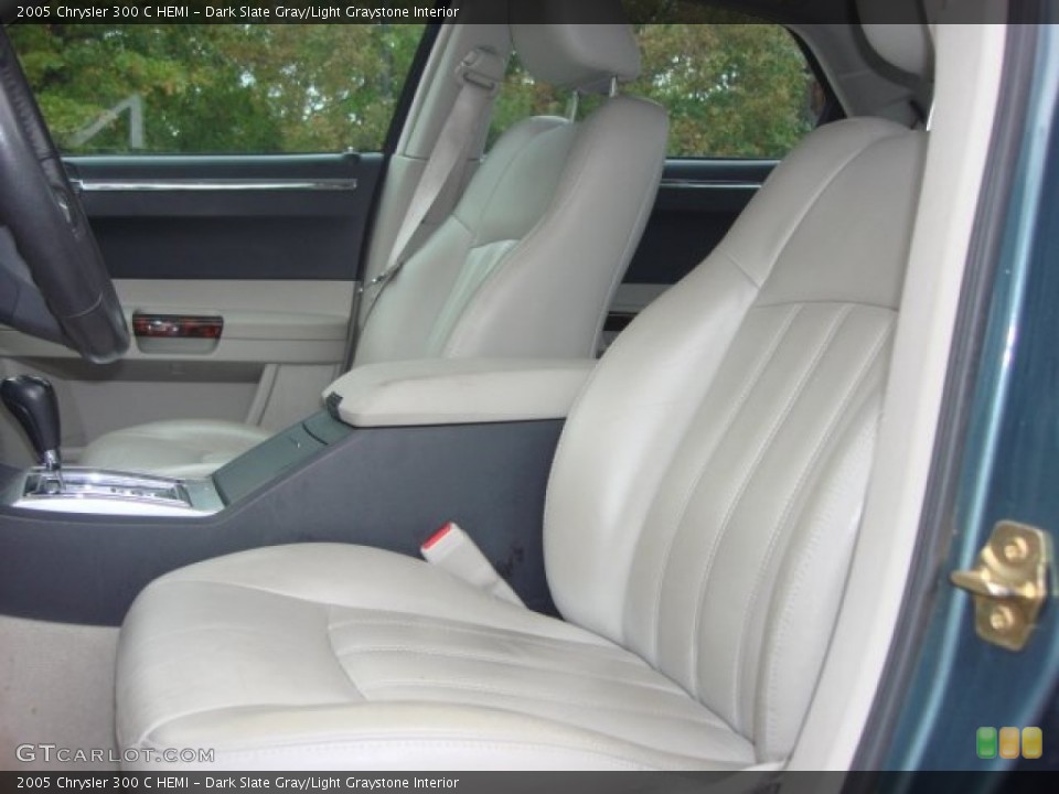 Dark Slate Gray/Light Graystone Interior Front Seat for the 2005 Chrysler 300 C HEMI #73033110