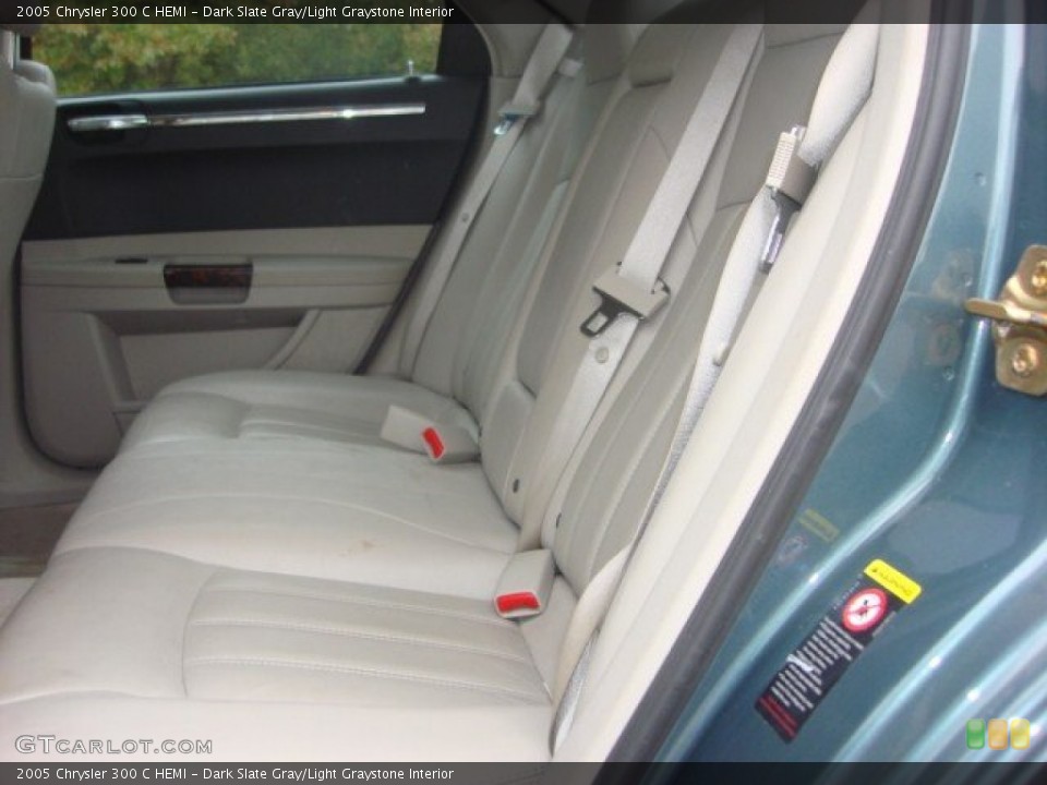 Dark Slate Gray/Light Graystone Interior Rear Seat for the 2005 Chrysler 300 C HEMI #73033132