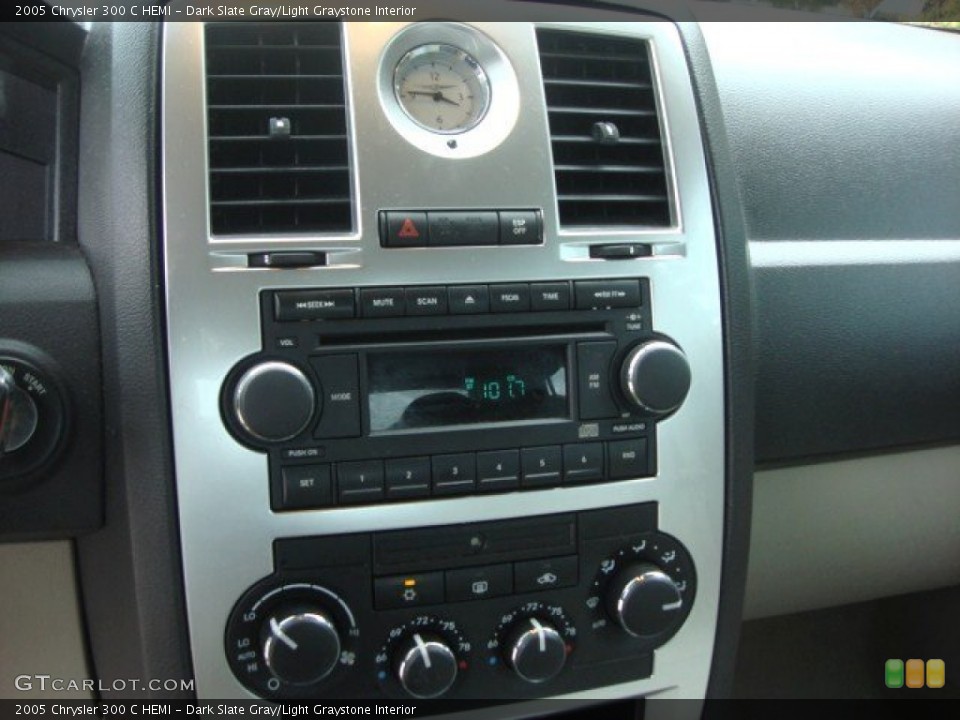 Dark Slate Gray/Light Graystone Interior Controls for the 2005 Chrysler 300 C HEMI #73033204