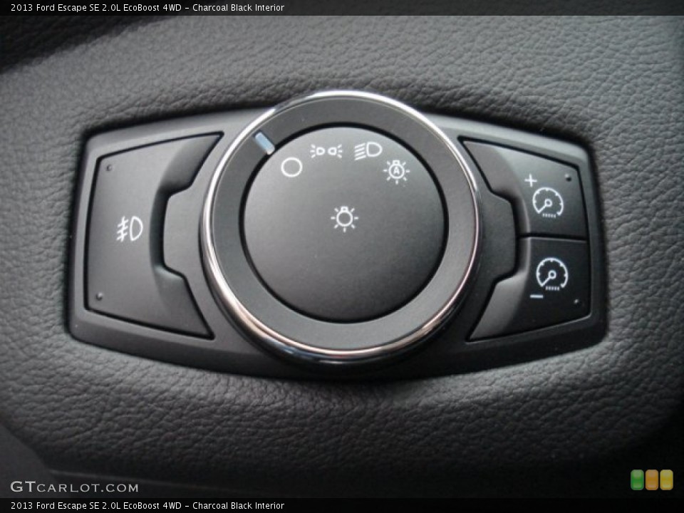 Charcoal Black Interior Controls for the 2013 Ford Escape SE 2.0L EcoBoost 4WD #73034265